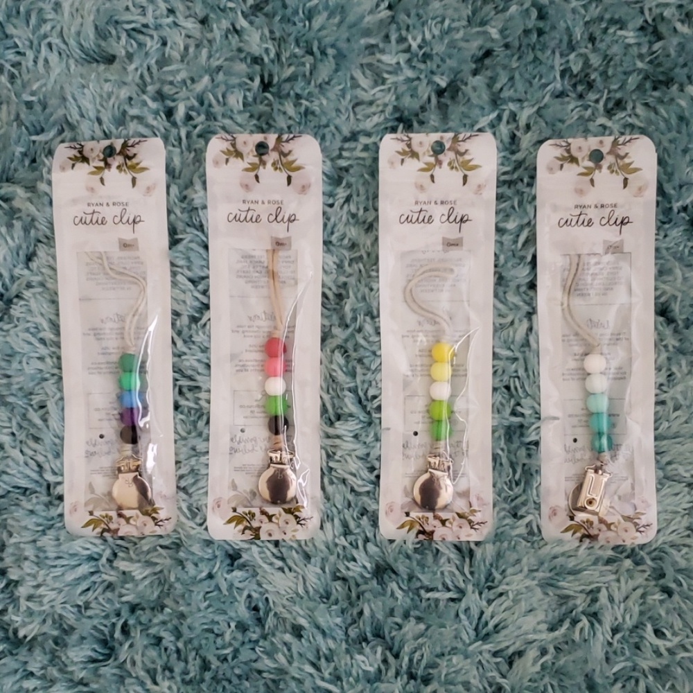Ryan & Rose pacifier clip lot
